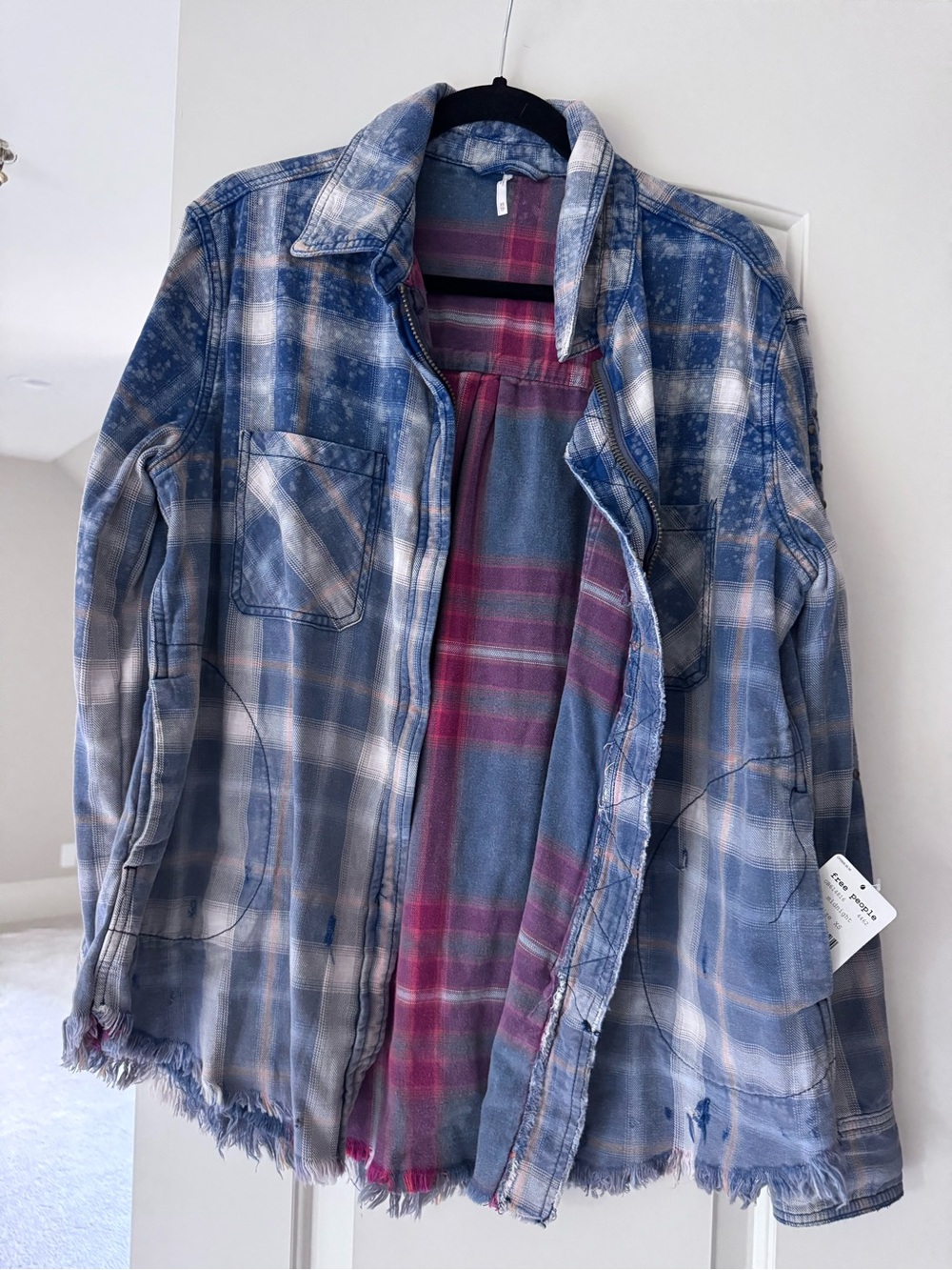Free People Deconstructured Shirt Jacket NEW